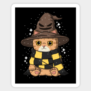 Cute Wizard Neko Magnet